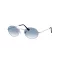 Ray-Ban Oval Férfi, Női Ezüst Napszemüveg RB 3547 003/3F