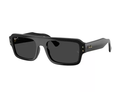   Ray-Ban Flacko Férfi, Női Fekete Napszemüveg RB 4454 667748 56