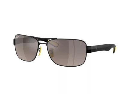   Ray-Ban Scuderia Ferrari Férfi, Női Fekete Napszemüveg RB 3763M F1205J