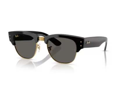   Ray-Ban Mega Clubmaster Férfi, Női Fekete Napszemüveg RB 0316S 6826J5 50