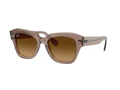   Ray-Ban STATE STREET Férfi, Női Barna Napszemüveg RB 2186 682785
