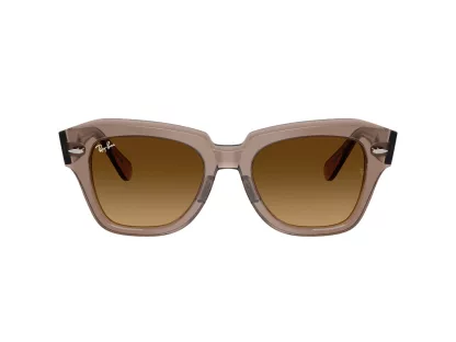   Ray-Ban STATE STREET Férfi, Női Barna Napszemüveg RB 2186 682785