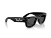 Ray-Ban WAYFARER PUFFER Férfi, Női Fekete Napszemüveg RB 4940B 686487