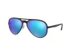 Ray-Ban Férfi, Női Fekete Napszemüveg RB 4320CH 601SA1