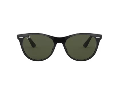   Ray-Ban Wayfarer II Férfi, Női Fekete Napszemüveg RB 2185 901/31 55