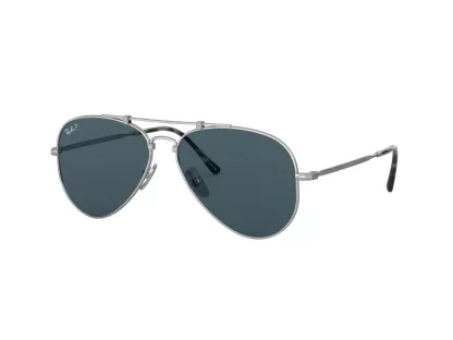   Ray-Ban Aviator Titanium Férfi, Női Szürke Napszemüveg RB 8125M 9165