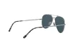 Ray-Ban Aviator Titanium Férfi, Női Szürke Napszemüveg RB 8125M 9165