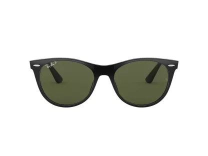   Ray-Ban Wayfarer II Férfi, Női Fekete Napszemüveg RB 2185 901/58 55