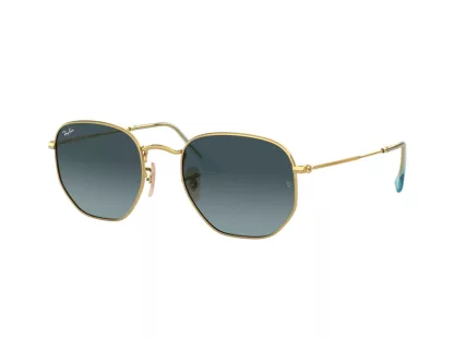   Ray-Ban Hexagonal Férfi, Női Arany Napszemüveg RB 3548N 91233M 54