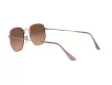 Ray-Ban Hexagonal Férfi, Női Barna Napszemüveg RB 3548N 9069A5 51