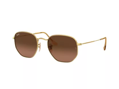   Ray-Ban Hexagonal Férfi, Női Arany Napszemüveg RB 3548N 912443 51
