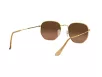 Ray-Ban Hexagonal Férfi, Női Arany Napszemüveg RB 3548N 912443 51