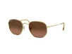 Ray-Ban Hexagonal Férfi, Női Arany Napszemüveg RB 3548N 912443 54