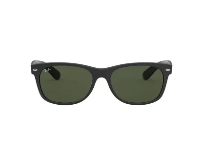   Ray-Ban New Wayfarer Férfi, Női Fekete Napszemüveg RB 2132 646231 52