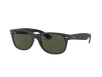 Ray-Ban New Wayfarer Férfi, Női Fekete Napszemüveg RB 2132 646231 52
