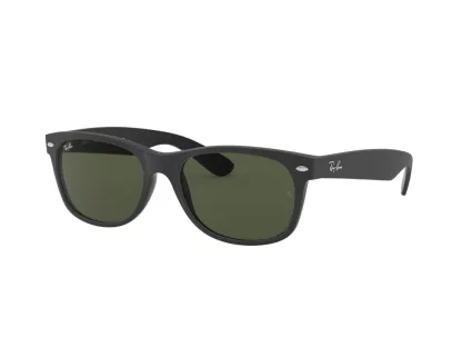   Ray-Ban New Wayfarer Férfi, Női Fekete Napszemüveg RB 2132 646231 52