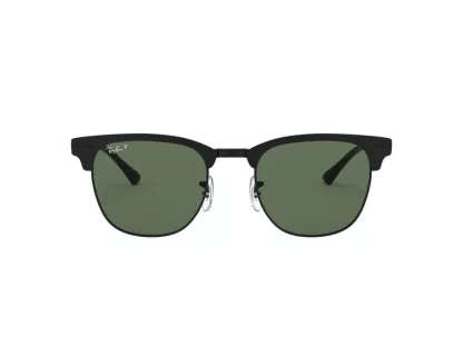   Ray-Ban Clubmaster Metal Férfi, Női Fekete Napszemüveg RB 3716 186/58
