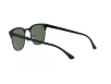 Ray-Ban Clubmaster Metal Férfi, Női Fekete Napszemüveg RB 3716 186/58