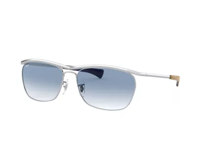   Ray-Ban Olympian II Deluxe Férfi, Női Ezüst Napszemüveg RB 3619 003/3F