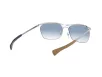Ray-Ban Olympian II Deluxe Férfi, Női Ezüst Napszemüveg RB 3619 003/3F