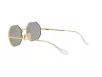 Ray-Ban Octagon Férfi, Női Arany Napszemüveg RB 1972 001/B3