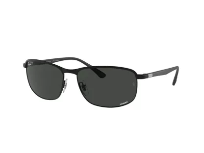   Ray-Ban CHROMANCE Férfi, Női Fekete Napszemüveg RB 3671CH 186/K8