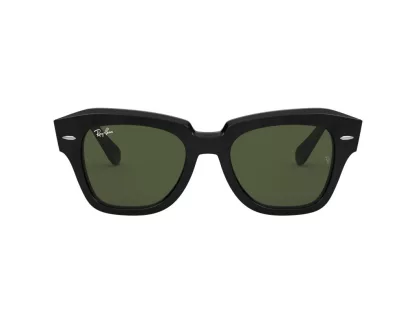   Ray-Ban State Street Férfi, Női Fekete Napszemüveg RB 2186 901/31