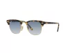 Ray-Ban Clubmaster Férfi, Női Barna Napszemüveg RB 3016 13353F