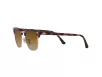 Ray-Ban Clubmaster Classic Férfi, Női Rózsaszín Napszemüveg RB 3016 133751