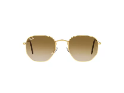   Ray-Ban Hexagonal Férfi, Női Arany Napszemüveg RB 3548 001/51 54