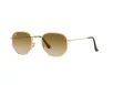 Ray-Ban Hexagonal Férfi, Női Arany Napszemüveg RB 3548 001/51 54