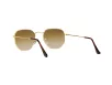 Ray-Ban Hexagonal Férfi, Női Arany Napszemüveg RB 3548 001/51 54
