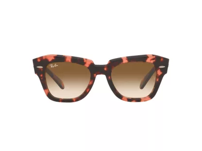   Ray-Ban State Street Férfi, Női Rózsaszín Napszemüveg RB 2186 133451