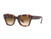 Ray-Ban State Street Férfi, Női Rózsaszín Napszemüveg RB 2186 133451