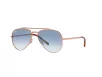 Ray-Ban New Aviator Férfi, Női Rózsaszín Napszemüveg RB 3625 92023F 58