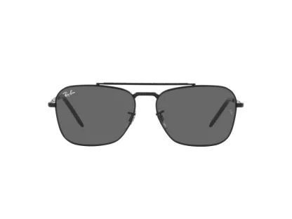   Ray-Ban New Caravan Férfi, Női Fekete Napszemüveg RB 3636 002/B1