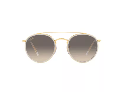   Ray-Ban Round Double Bridge Férfi, Női Arany Napszemüveg RB 3647N 923632