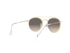 Ray-Ban Round Double Bridge Férfi, Női Arany Napszemüveg RB 3647N 923632