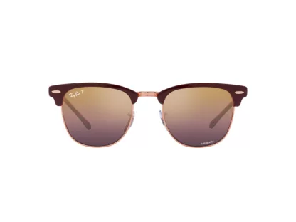   Ray-Ban Clubmaster Metal Férfi, Női Bordó Napszemüveg RB 3716 9253G9