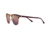 Ray-Ban Clubmaster Metal Férfi, Női Bordó Napszemüveg RB 3716 9253G9