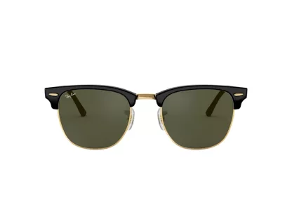   Ray-Ban Clubmaster Férfi, Női Fekete Napszemüveg RB 3016 W0365 55