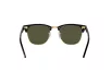 Ray-Ban Clubmaster Férfi, Női Fekete Napszemüveg RB 3016 W0365 55
