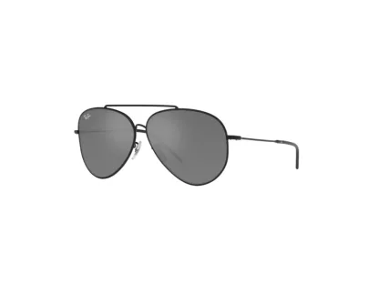   Ray-Ban Aviator Reverse Férfi, Női Fekete Napszemüveg RB R0101S 002/GS 59