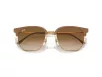 Ray-Ban New Clubmaster Férfi, Női Bézs Napszemüveg RB 4416 672151 53