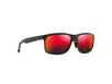 Maui Jim HUELO Férfi, Női Fekete Napszemüveg MJ RM449 02