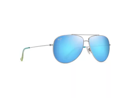   Maui Jim Hauoli XL Férfi, Női Ezüst Napszemüveg MJ B674 17B