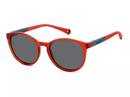 Polaroid Kids Fiú-Lány Piros Napszemüveg 