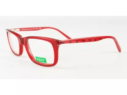 Benetton Fiú,Lány Piros Szemüvegkeret BB 21804