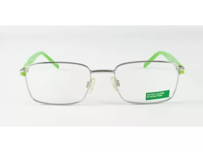 Benetton Fiú,Lány Ezüst Szemüvegkeret BB 247V03