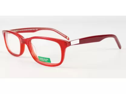 Benetton Fiú,Lány Piros Szemüvegkeret BB 235V02